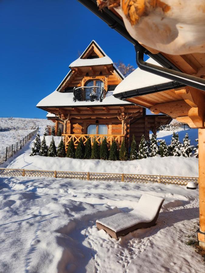 Goralska Chatka 2 Highland Cottage - Split Ac, Jacuzzi, Sauna, Private Parking, Mountains View, Garden, Zakopane Eksteriør billede