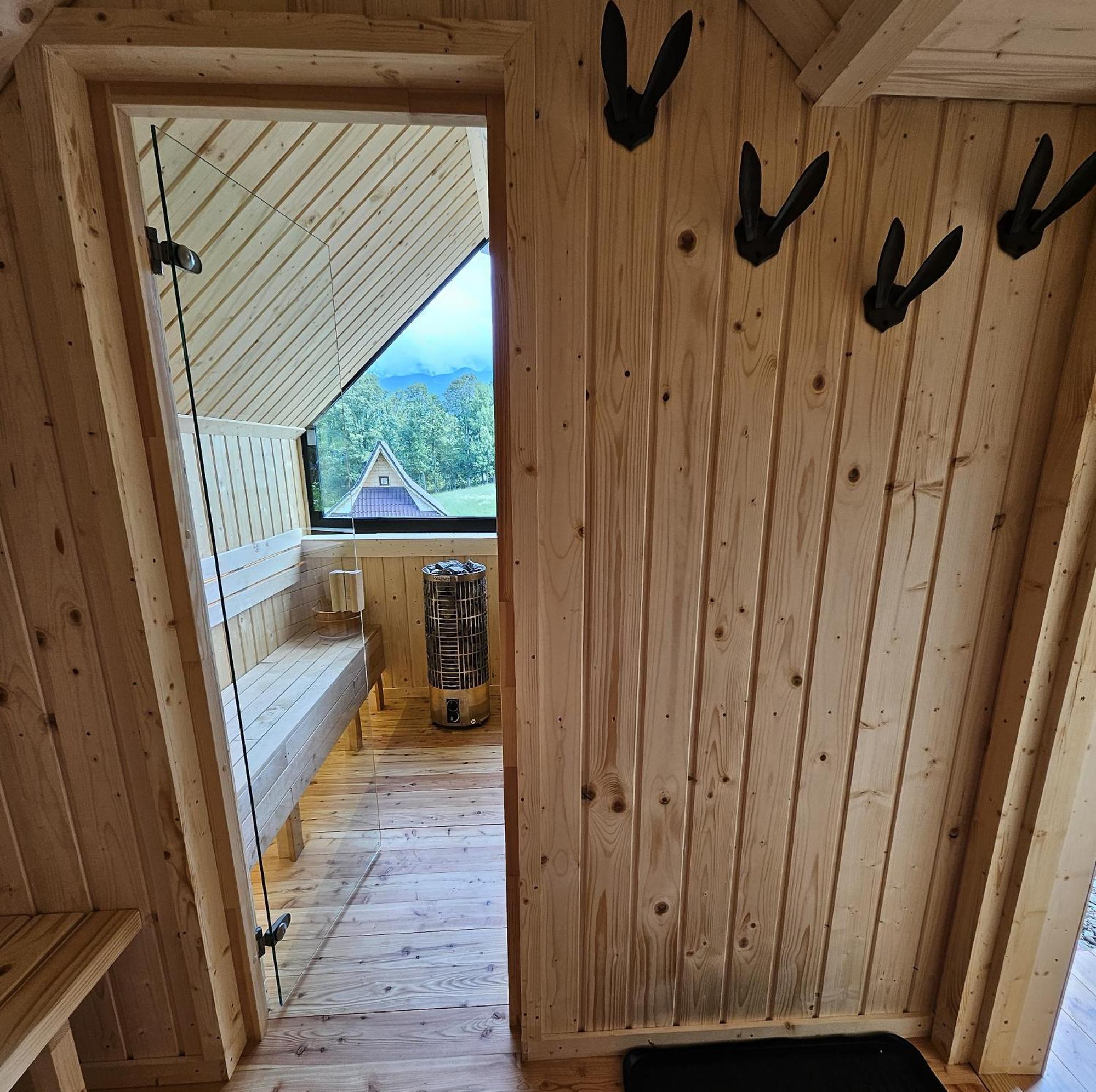 Goralska Chatka 2 Highland Cottage - Split Ac, Jacuzzi, Sauna, Private Parking, Mountains View, Garden, Zakopane Eksteriør billede