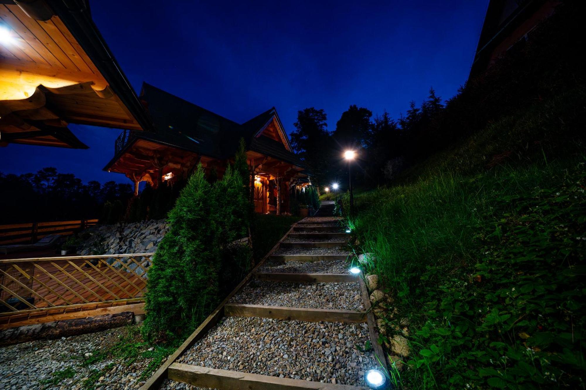 Goralska Chatka 2 Highland Cottage - Split Ac, Jacuzzi, Sauna, Private Parking, Mountains View, Garden, Zakopane Eksteriør billede