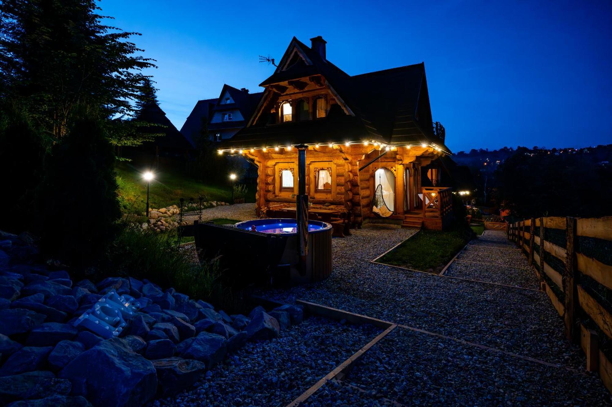 Goralska Chatka 2 Highland Cottage - Split Ac, Jacuzzi, Sauna, Private Parking, Mountains View, Garden, Zakopane Eksteriør billede