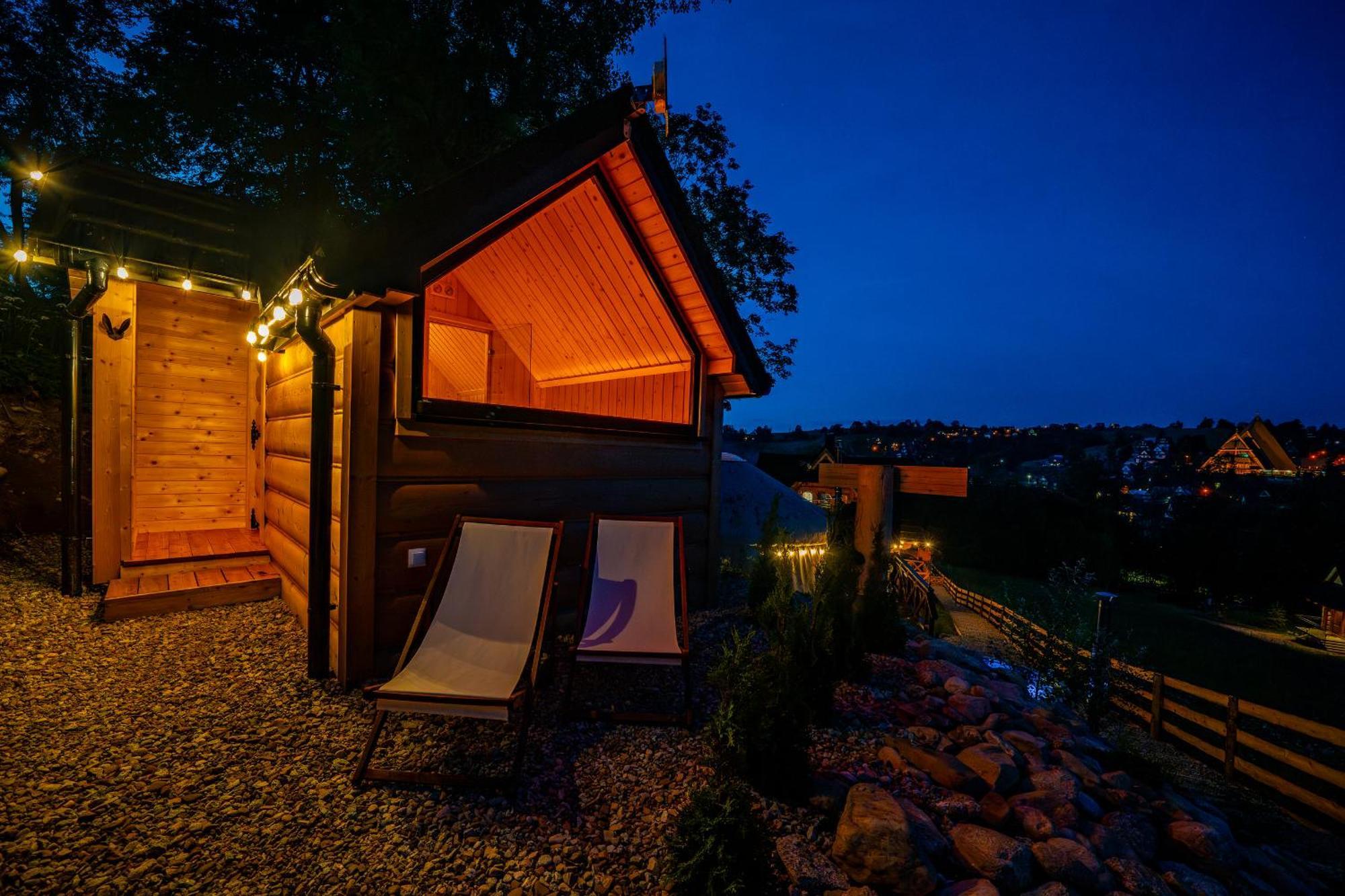 Goralska Chatka 2 Highland Cottage - Split Ac, Jacuzzi, Sauna, Private Parking, Mountains View, Garden, Zakopane Eksteriør billede