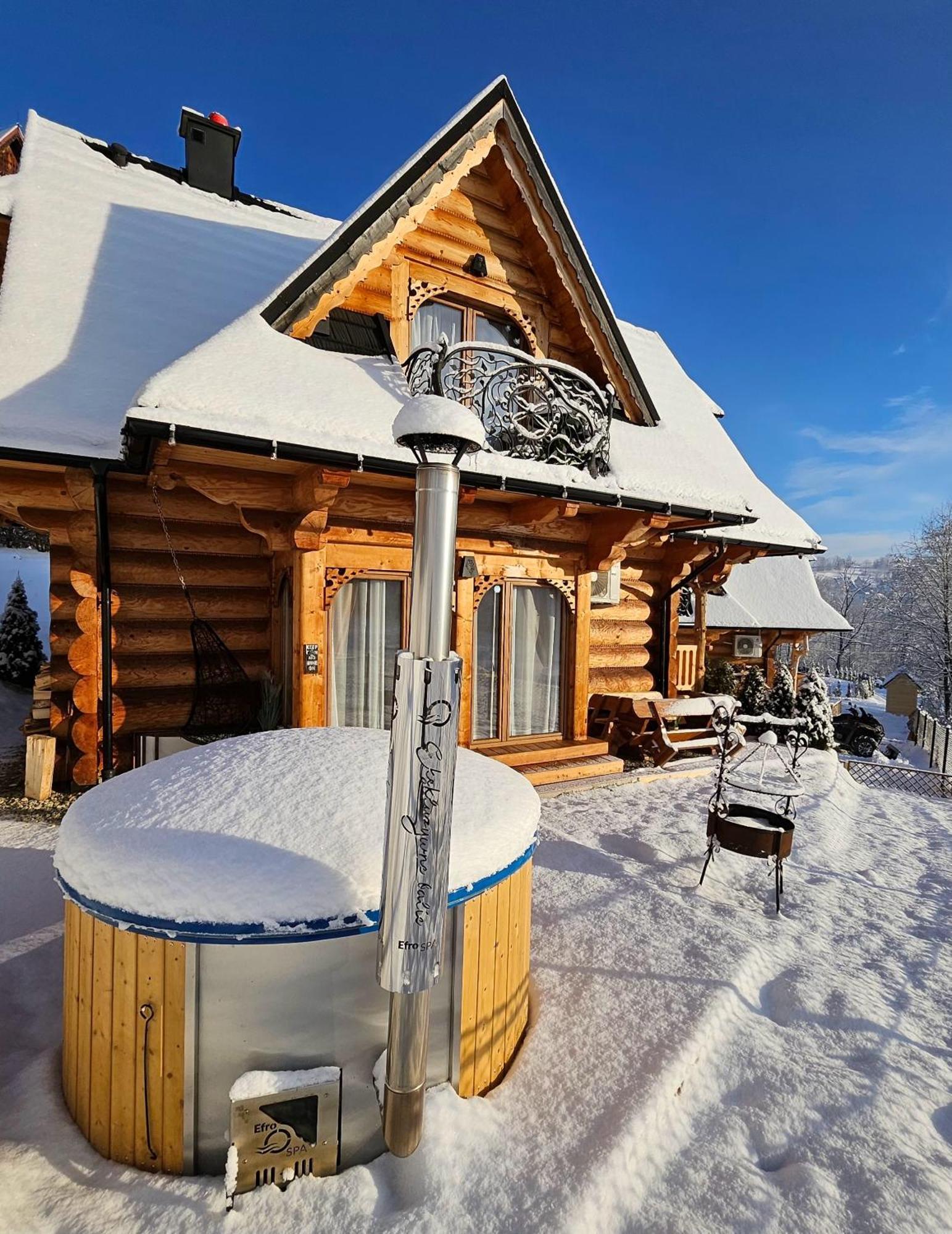 Goralska Chatka 2 Highland Cottage - Split Ac, Jacuzzi, Sauna, Private Parking, Mountains View, Garden, Zakopane Eksteriør billede
