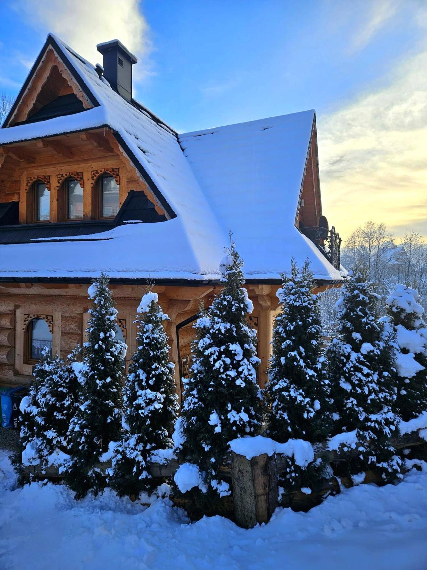 Goralska Chatka 2 Highland Cottage - Split Ac, Jacuzzi, Sauna, Private Parking, Mountains View, Garden, Zakopane Eksteriør billede